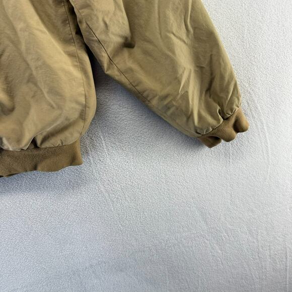 Vintage Ralph Lauren Jacket Men's Medium Brown Tan Fleece Lined Corduroy Collar - Picture 14 of 15